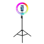 Led RING Stream RGB lamp 12inch FULL COLOR with holder for mobile + tripod 445371