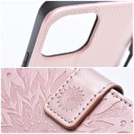 MEZZO Book case for SAMSUNG A13 4G mandala rose gold 450534