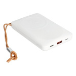 VEGER powerbank 10 000 mAh z ładowaniem indukcyjnym kompatybilny z MagSafe PD QC3.0 2A 20W MagOn (VP1151 / W1151) white 521363