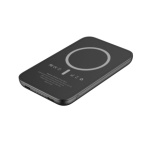 VEGER powerbank 5 000 mAh with wireless charging compatible with MagSafe PD QC3.0 2A 20W MagOn Kick (V0553P / W0553P) black 521364