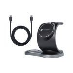 FORCELL wireless charger Qi 3in1 15W Sail Mag Charger support MagSafe black 585770