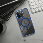 Color Edge Mag Cover case compatible with MagSafe for IPHONE 14 PLUS navy blue 593874