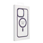 Color Edge Mag Cover case compatible with MagSafe for IPHONE 15 PRO deep purple 593893