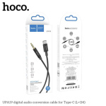 HOCO cable AUX Jack 3,5 mm to Type C UPA19 1 m black 594610