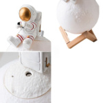 Moon table lamp / humidifier ASTRONAUT sitting Art Deco (model 5) AFSH 599220