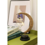 Table lamp bedside Twirl star Art Deco (version 3) EID 599550