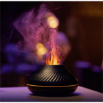 Colorful flame aromatherapy machine / humidifier / diffuser Art Deco model YMX 130 black 600482