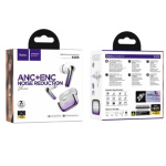 HOCO wireless earphones bluetooth TWS ANC ENC EQ16 purple glaze 601425