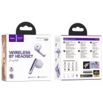 HOCO wireless bluetooth earphones TWS EQ7 purple 601502