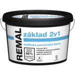 REMAL základ 2v1 malířská penetrační barva, 15 kg , bílá