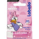 Labello Velvet Rosé Limited Disney Edition Daisy pečující balzám na rty, 4,8 g