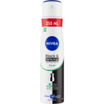 Nivea Black & White Invisible Fresh antiperspirant ve spreji, 250 ml deospray