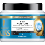 Schwarzkopf Gliss Aqua Revive hydratační maska 4v1 pro normální až suché vlasy, 400 ml