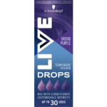 Schwarzkopf Live Drops Fialová orchidej barvicí kapky na vlasy, 30 ml