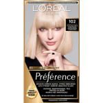 L'oreal Paris Préférence barva na vlasy, velmi světlá blond duhová 102