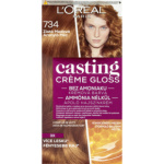 L'Oréal Paris Casting Crème Gloss Krémová barva na vlasy, zlatá medová 734