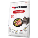 Krmivo Ontario Cat Sterilised Lamb 2kg 213-10795|X|X|KS