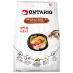 Krmivo Ontario Cat Sterilised 7+ Senior 2kg 213-10835|X|X|KS