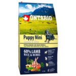 Krmivo Ontario Puppy Mini Lamb & Rice 6,5kg 214-10197|X|X|KS