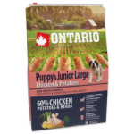 Krmivo Ontario Puppy & Junior Large Chicken & Potatoes 2,25kg 214-10435|X|X|KS