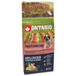 Krmivo Ontario Puppy & Junior Large Chicken & Potatoes 12kg 214-10438|X|X|KS