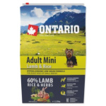 Krmivo Ontario Adult Mini Lamb & Rice 2,25kg 214-10595|X|X|KS