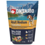 Krmivo Ontario Adult Medium Fish & Rice 0,75kg 214-10673|X|X|KS