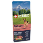 Krmivo Ontario Adult Large Beef & Rice 12kg 214-10758|X|X|KS