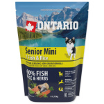 Krmivo Ontario Senior Mini Fish & Rice 0,75kg 214-11173|X|X|KS