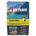 Krmivo Ontario Senior Mini Fish & Rice 2,25kg 214-11175|X|X|KS