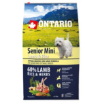 Krmivo Ontario Senior Mini Lamb & Rice 6,5kg 214-11197|X|X|KS