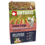 Krmivo Ontario Senior Large Chicken & Potatoes 2,25kg 214-11435|X|X|KS