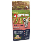 Krmivo Ontario Senior Large Chicken & Potatoes 12kg 214-11438|X|X|KS