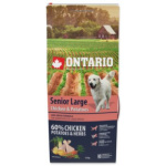 Krmivo Ontario Senior Large Chicken & Potatoes 12kg 214-11438|X|X|KS