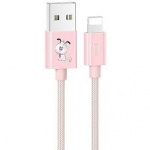 Kabel US-SJ234 U8 Lightning 1,2m růžová SJ234USB02