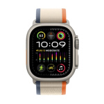Apple Watch Ultra 2 49mm titanové pouzdro s oranžovo-béžovým trailovým tahem - M/L MRF23CS/A