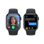 Apple Watch Series 9 41mm Temně inkoustový hliník s temně inkoustovým sportovním řemínkem - S/M MR8W3QC/A