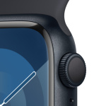 Apple Watch Series 9 41mm Temně inkoustový hliník s temně inkoustovým sportovním řemínkem - M/L MR8X3QC/A