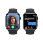 Apple Watch Series 9 45mm Cellular Temně inkoustový hliník s temně inkoustovým sportovním řemínkem - M/L MRMD3QC/A